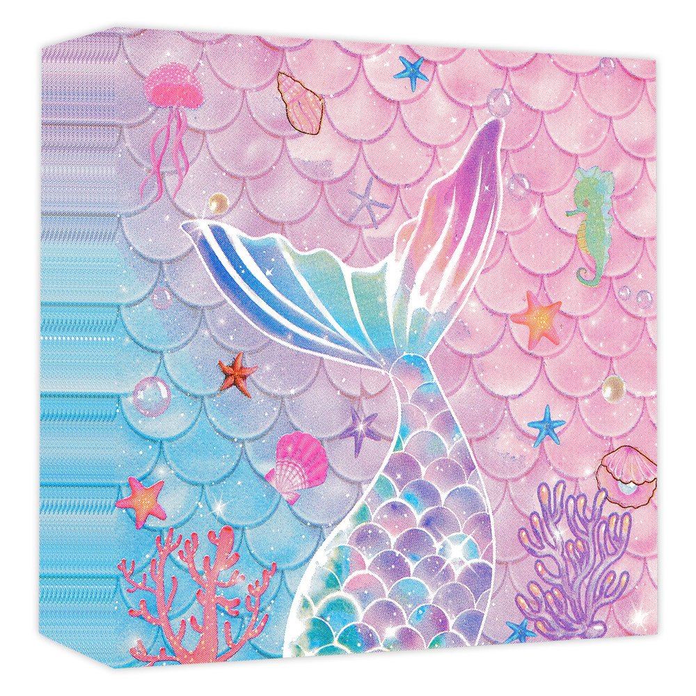40 Pack Mermaid Napkins
