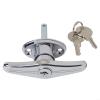 Metal Garage Door Lock with T-Handle, Rear Mount, Keyed Differently, for Caravans, RVs, Sheds and Garages view 1