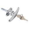 Metal Garage Door Lock with T-Handle, Rear Mount, Keyed Differently, for Caravans, RVs, Sheds and Garages view 2