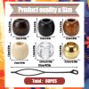 60 Wooden Hair Beads for Dreadlocks view 2