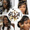 60 Wooden Hair Beads for Dreadlocks view 4