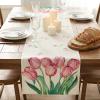 Amabro Rosa Tulip Spring Table Runner view 2
