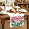 Amabro Rosa Tulip Spring Table Runner view 3