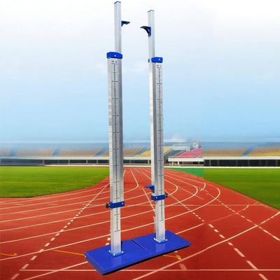 Adjustable High Jump Standards for Track and Field Competitions, Mobile Measuring Stand for Professional and School Use