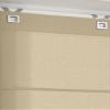 senrollo Duck Natural Roman Shade, 100% Cotton, Rectangular Eyelets, No Drilling, 45 x 140 cm view 2