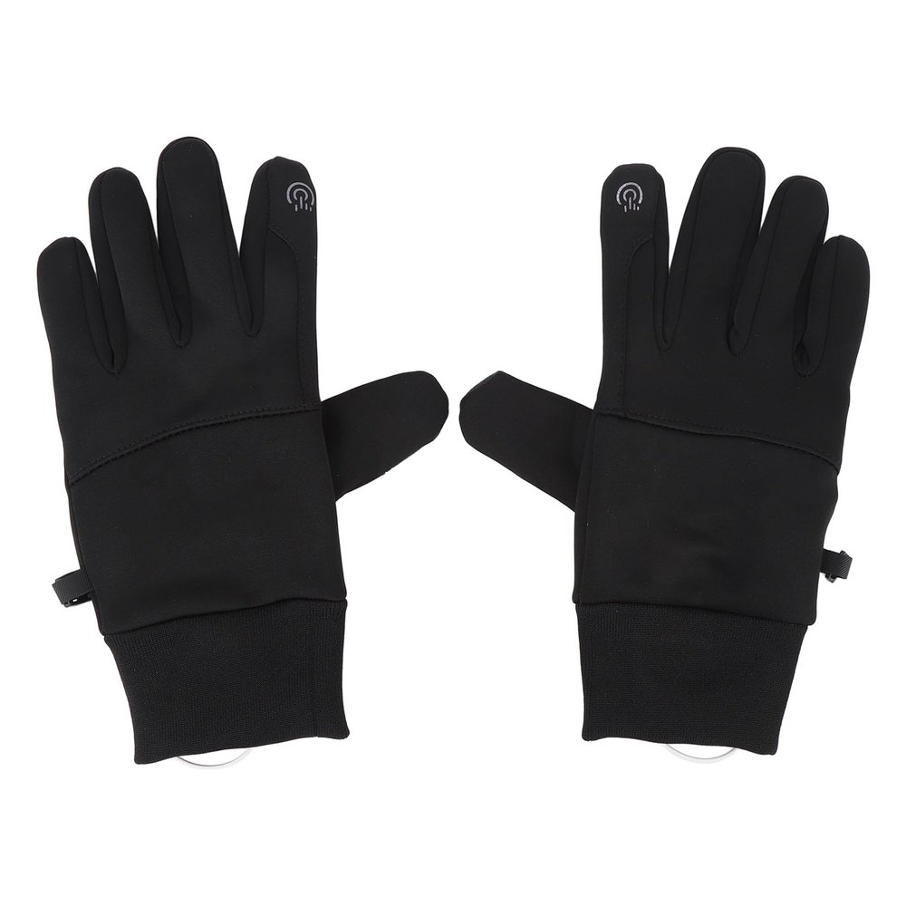 Hamwesh USB-Heated Touchscreen Gloves, Windproof, 3 Heat Settings, Water-Resistant, Rechargeable, Black
