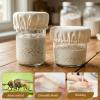 SHENLIU 5-Pack Breathable Sourdough Jar Covers view 3