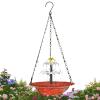 Solar Birdbath Fountain, Weather-Resistant Waterfall Bowl view 1
