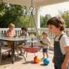 Solar Birdbath Fountain, Weather-Resistant Waterfall Bowl view 3