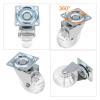 4-Pack 2-Inch Universal Silent Casters with Brakes view 3
