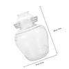 CHICAMPERA 2.5-Liter Glass Fermentation Jar with Airtight Lid for Korean Kimchi and Chinese Vegetable Fermentation view 2
