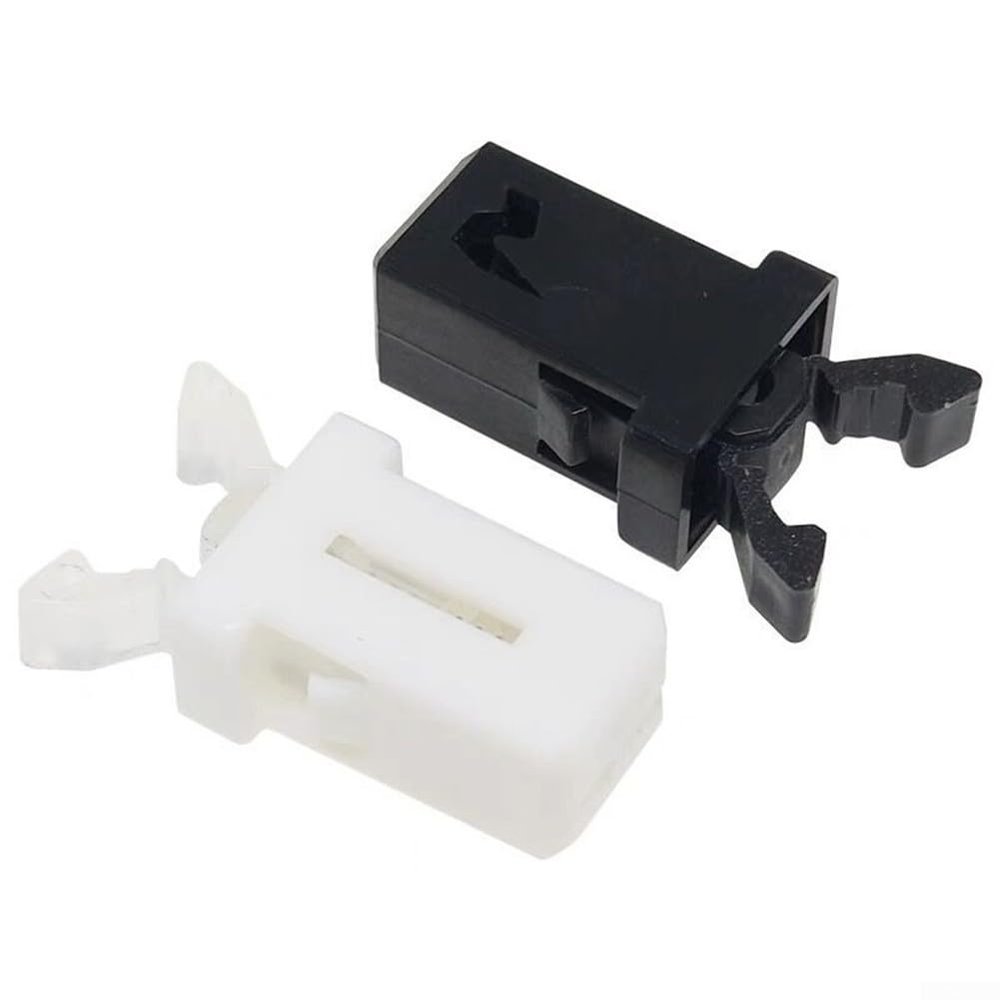 Self-Locking Plastic Switch, Trash Can Lid Replacement, Compatible with Touch Lids, 10 or 20 Pack (Black, 10 Pack)