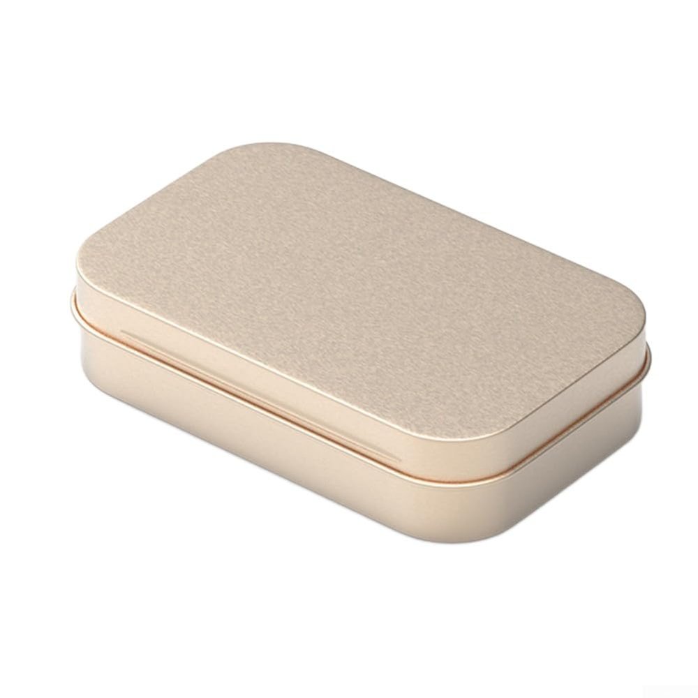 Qualoramall Rectangular Tin Box with Lid