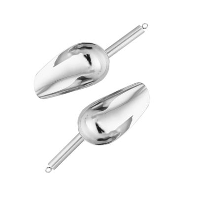 Kaeltsyn 2-Piece Multipurpose Stainless Steel Scoops with Ergonomic Handles