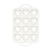 Introti Silicone Heart Cake Mold with Stainless Steel Frame view 1