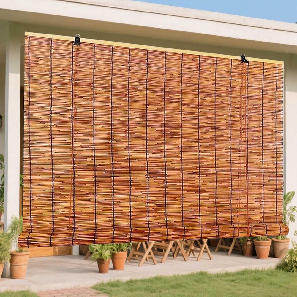 Weatherproof Bamboo Roller Shade