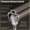 2-Track Double Curtain Track, White, 5.1 m (16.7 ft) view 3