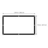 150-Inch Portable 16:9 Foldable Polyester Projector Screen view 2