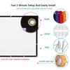 150-Inch Portable 16:9 Foldable Polyester Projector Screen view 3