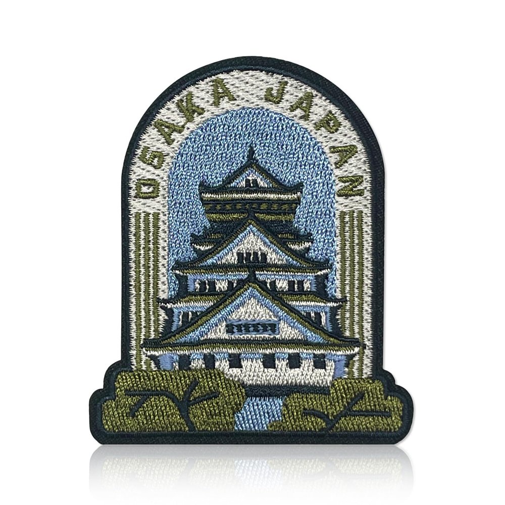 QianSiLi Osaka Japan Iron-On Patch