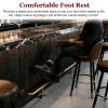 Black Stainless Steel Bar Footrest System with 8.3 ft (253 cm) Tube view 2