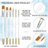 Artist Brush Set of 6 with Wooden Handles view 3