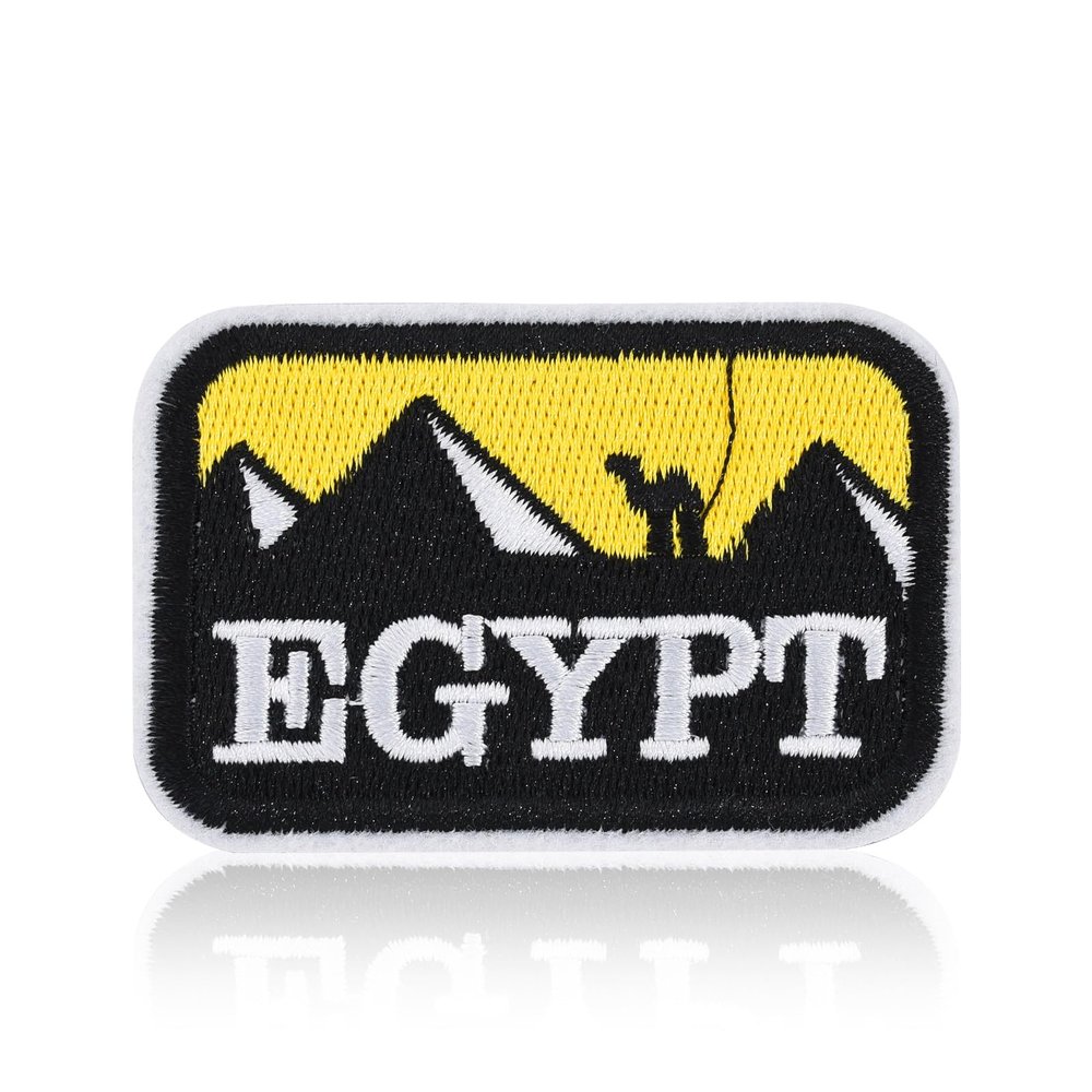 QianSiLi Egypt Iron-On Patch - Pyramid Design