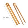 Kitchen Tongs - 2 Piece Wooden Claw Set view 2