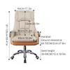 Office Chair with Adjustable Lift Seat and Independent Headrest for Gaming and Living Rooms view 2