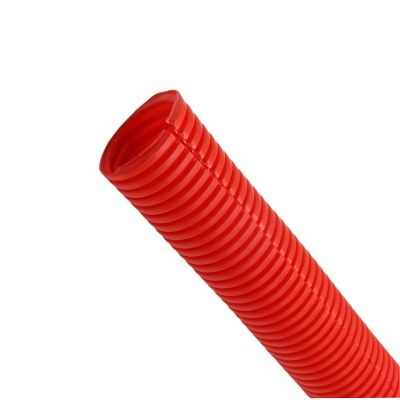 Flexible Power Cable Conduit, PP-Insulated Corrugated Tube, 5 m, Multicolor, Various Sizes (Red, OD 11.6 x ID 8 mm)
