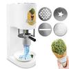 80 W Stainless Steel Electric Ice Cream Maker for Spaghetti Ice, 4 Molds, 30 L/h view 1
