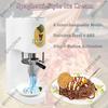 80 W Stainless Steel Electric Ice Cream Maker for Spaghetti Ice, 4 Molds, 30 L/h view 2