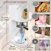 80 W Stainless Steel Electric Ice Cream Maker for Spaghetti Ice, 4 Molds, 30 L/h view 4