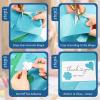 Glitter Paper for Crafting A4, 15 Sheets Blue 250g/m view 3