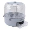 Rotating Rice Dispenser, 13.2 lb Capacity, Gray view 3