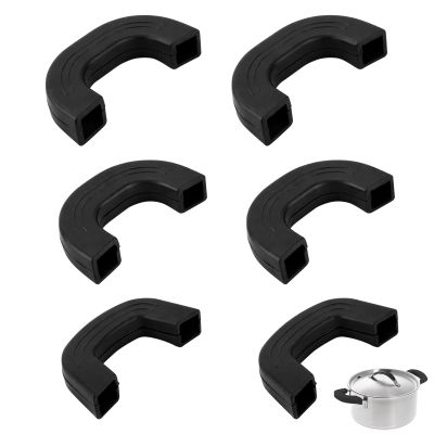 GuBaoZhuo 3 Pairs Silicone Pot Handles