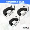 GuBaoZhuo 3 Pairs Silicone Pot Handles view 2