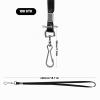 Piuluvor 100 Black Lanyards, 46 x 1 cm view 2