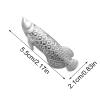 Silver Tea Fish, 3 Inch Decorative Zen Accessory view 2