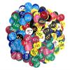 Engraved Plastic Number Tags, 500 Round Sequential ABS Tags, 3.5 cm, Green and White (1–500) view 2