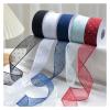 Cake Packaging Ribbon, DIY Cake Gift Ribbon, 20 Yards, Polka-Dot, Multicolor, 4 cm, Polyester, Single-Sided (Purple) view 3