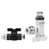 Pneumatic BC8-02/BL Threaded Switching Valve, Straight/Elbow, 2-Pack view 1