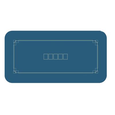 ETUELNOPT Portable Poker Tabletop, Texas Hold'em Poker Layout Mat, Multicolor, Multiple Sizes (Blue, L)