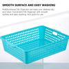 Alasum 4-Piece Plastic File Organizers with Handle Openings for Office view 3