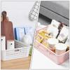 Alasum 4-Piece Plastic File Organizers with Handle Openings for Office view 4