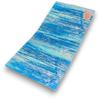 Sandras-Bastelladen Multicolor Hatch-Pattern Candle Wax Sheets, 200 x 100 x 0.5 mm, Blue with Silver view 1