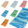 Sandras-Bastelladen Multicolor Hatch-Pattern Candle Wax Sheets, 200 x 100 x 0.5 mm, Blue with Silver view 2
