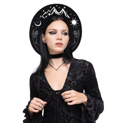 Greabuy Dark Retro Hat for Theater and Artistic Photography, Black, One Size
