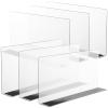 6 Transparent PVC Supermarket Shelf Dividers view 1