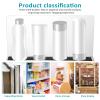 6 Transparent PVC Supermarket Shelf Dividers view 3